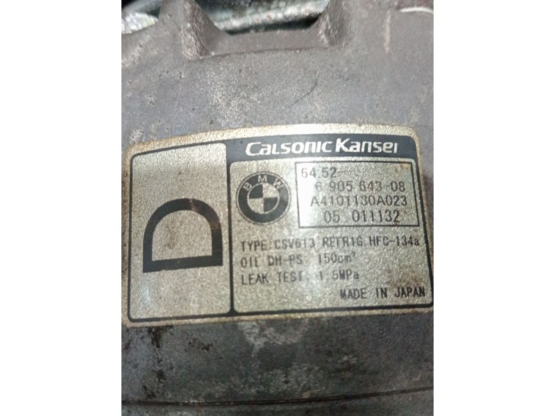 Recambio de compresor aire acondicionado para bmw x3 (e83) 2.0 d referencia OEM IAM 690564308  