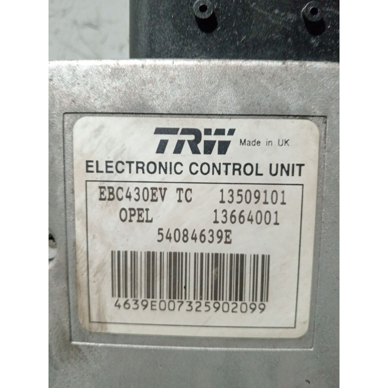 Recambio de abs para opel vectra c (z02) 2.2 dti 16v (f69) referencia OEM IAM 54084639E 13664001 13509101