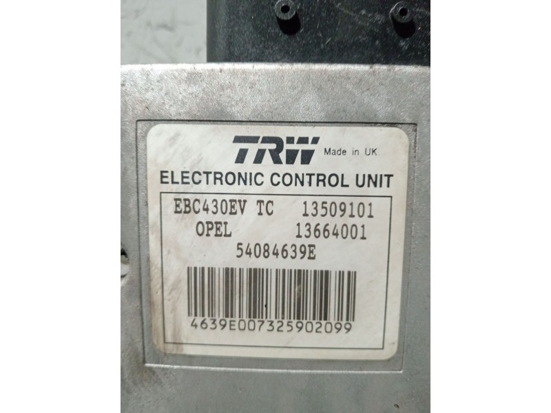 Recambio de abs para opel vectra c (z02) 2.2 dti 16v (f69) referencia OEM IAM 54084639E 13664001 13509101