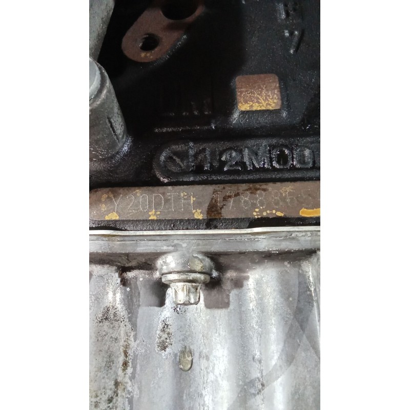 Recambio de motor completo para opel vectra b (j96) 2.0 dti 16v (f19) referencia OEM IAM Y20DTH BOSCH 1788656