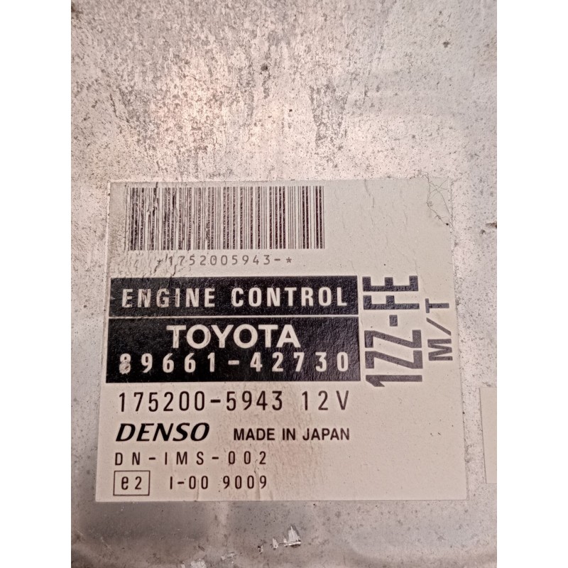 Recambio de centralita motor uce para toyota rav 4 ii (_a2_) 1.8 (zca25_, zca26_) referencia OEM IAM   