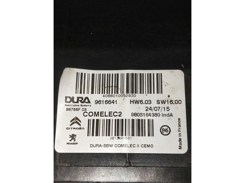 Recambio de modulo electronico para citroën c4 picasso referencia OEM IAM 9805164380 9813441580 