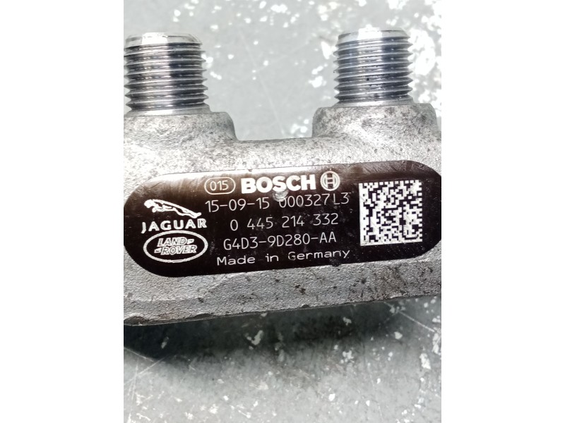 Recambio de rampa inyectora para land rover range rover evoque (l538) 2.0 d 4x4 referencia OEM IAM 0445214332 G4D39D280AA BOSCH
