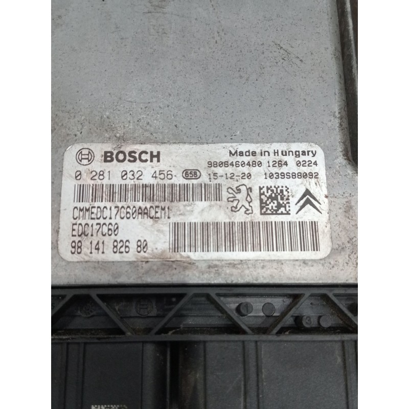Recambio de centralita motor uce para citroën c3 picasso (sh_) 1.6 bluehdi 100 referencia OEM IAM   