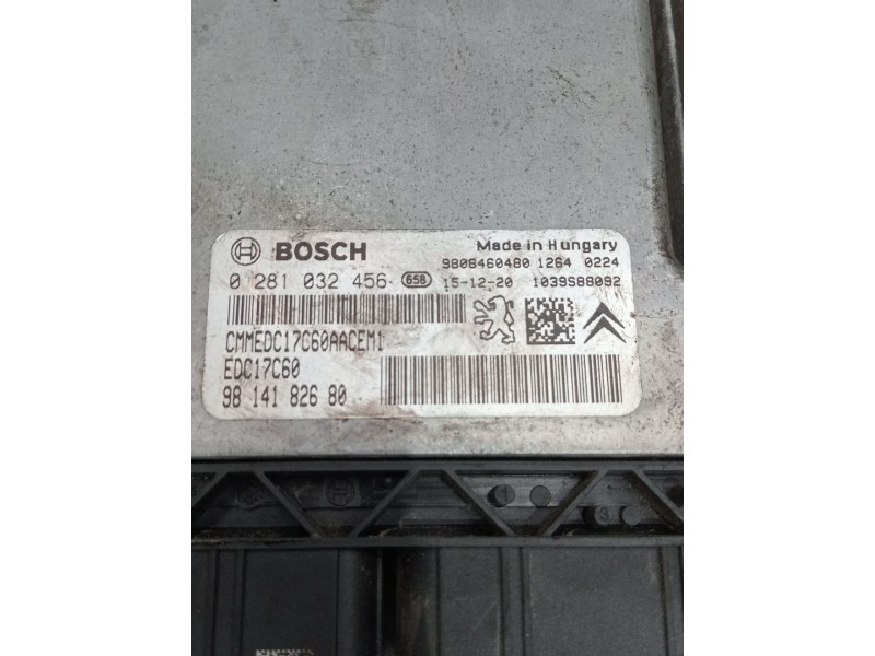 Recambio de centralita motor uce para citroën c3 picasso (sh_) 1.6 bluehdi 100 referencia OEM IAM   