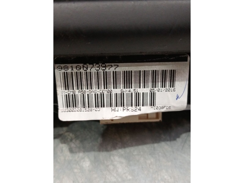 Recambio de cuadro instrumentos para citroën c3 picasso (sh_) 1.6 bluehdi 100 referencia OEM IAM 9810073977  
