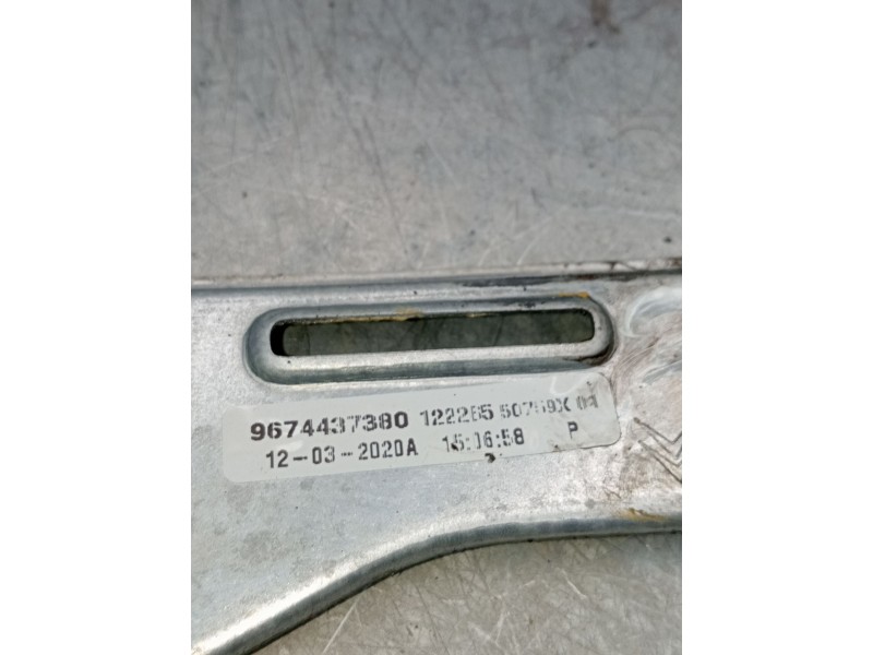 Recambio de elevalunas trasero izquierdo para citroën c-elysee (dd_) 1.5 bluehdi 100 referencia OEM IAM 9674437380 4P 1222655075