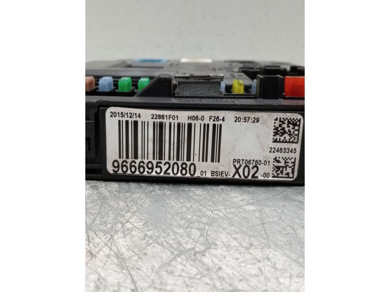 Recambio de caja reles / fusibles para citroën c3 picasso (sh_) 1.6 bluehdi 100 referencia OEM IAM 9666952080  