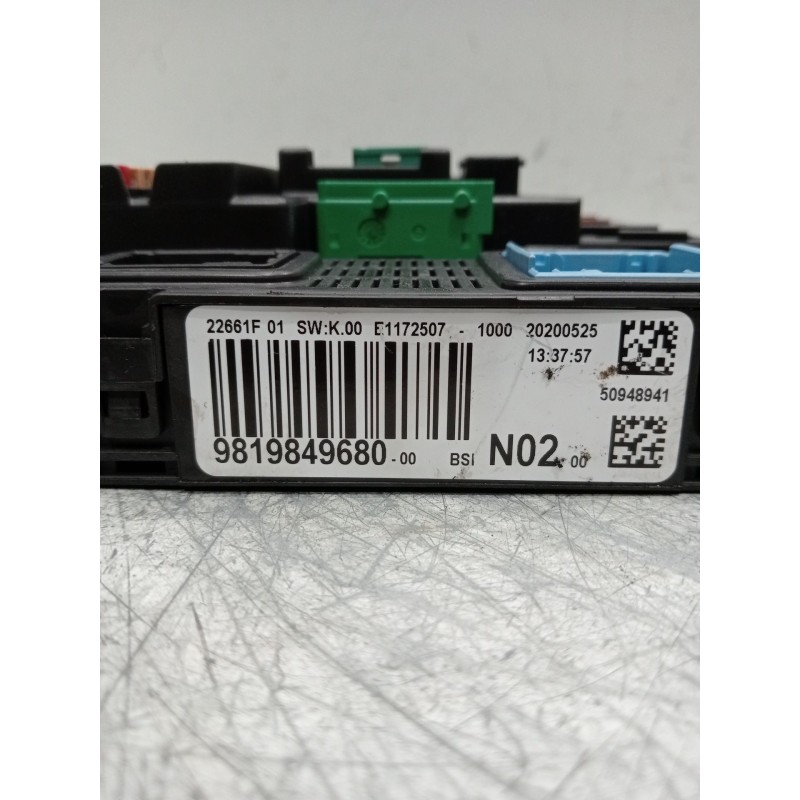 Recambio de caja reles / fusibles para citroën c-elysee (dd_) 1.5 bluehdi 100 referencia OEM IAM 981984968000  