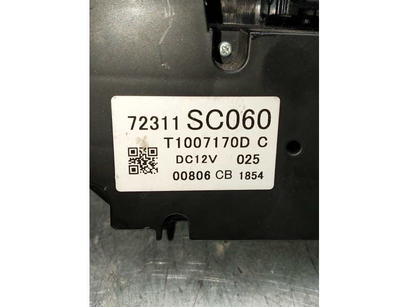 Recambio de mando calefaccion / aire acondicionado para subaru forester (sh_) 2.0 d awd (shh) referencia OEM IAM 72311SC060 T100