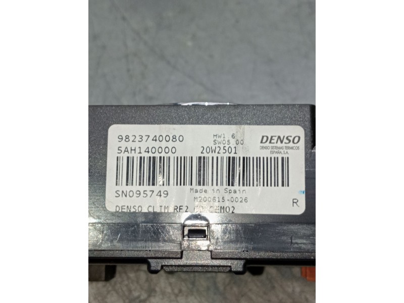 Recambio de mando calefaccion / aire acondicionado para citroën c-elysee (dd_) 1.5 bluehdi 100 referencia OEM IAM 9823740080  