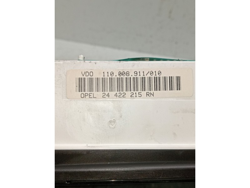 Recambio de cuadro instrumentos para opel vectra b (j96) 2.0 dti 16v (f19) referencia OEM IAM 110008911010 24422215 