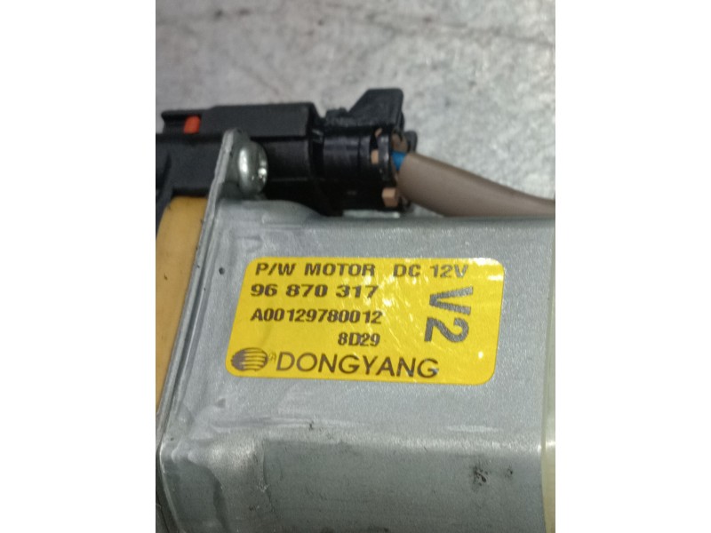 Recambio de elevalunas delantero derecho para chevrolet aveo / kalos hatchback (t250, t255) 1.2 referencia OEM IAM 96870317  