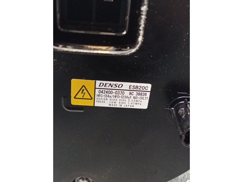Recambio de compresor aire acondicionado para toyota c-hr (_x1_) 1.8 hybrid (zyx10_, zyx11_) referencia OEM IAM 0424000370  