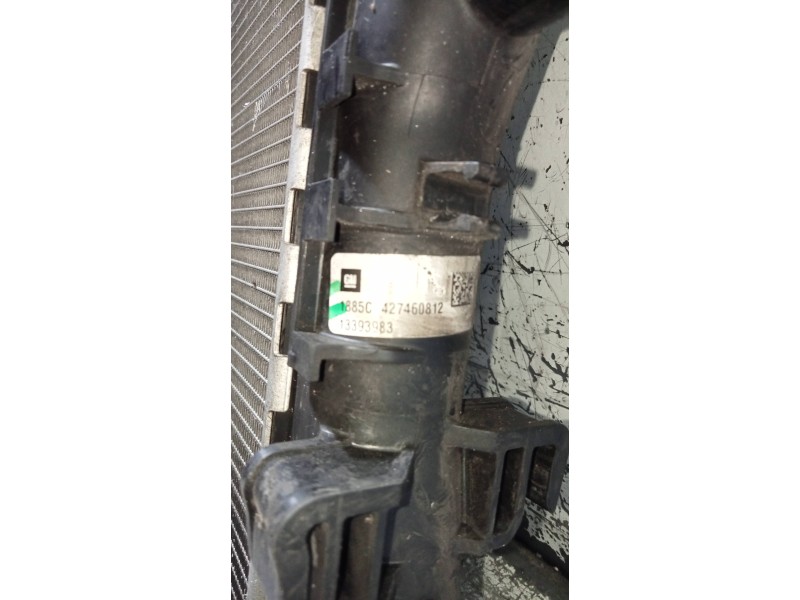 Recambio de radiador agua para opel zafira tourer selective referencia OEM IAM 13393983  