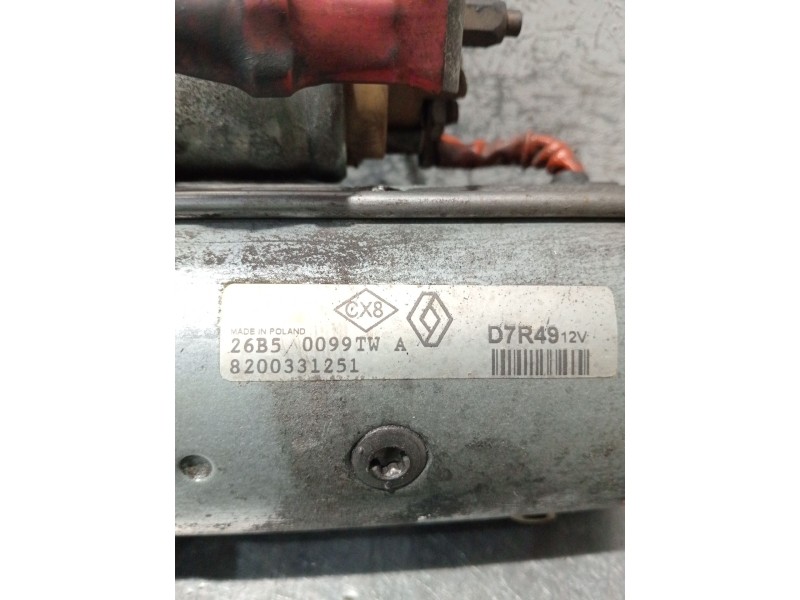 Recambio de motor arranque para renault laguna ii grandtour (kg0/1_) 1.9 dci (kg0g) referencia OEM IAM 8200331251  