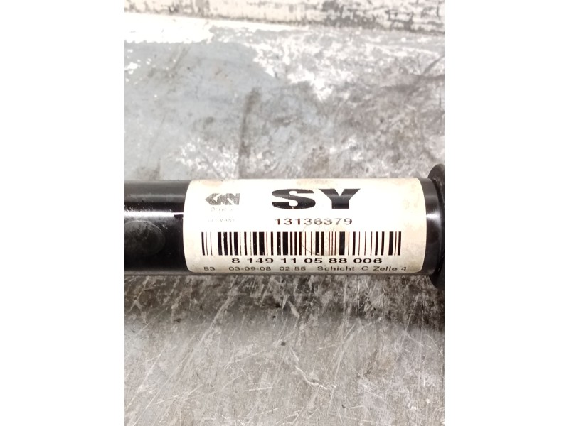 Recambio de transmision delantera izquierda para opel astra h ber. 1.6 16v cat referencia OEM IAM 13136379  