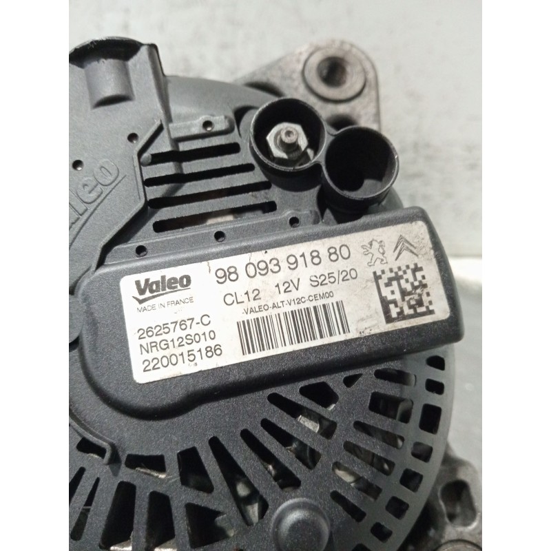 Recambio de alternador para citroën c-elysee (dd_) 1.5 bluehdi 100 referencia OEM IAM 9809391880 2625767C 