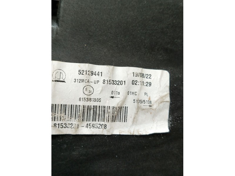 Recambio de faro derecho para fiat 500 312 1.0 hybrid referencia OEM IAM 52129441 81533201 