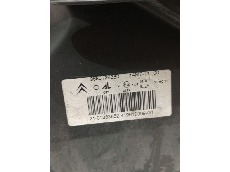 Recambio de faro izquierdo para citroën c2 enterprise (jg_) 1.4 hdi referencia OEM IAM 9680128380  