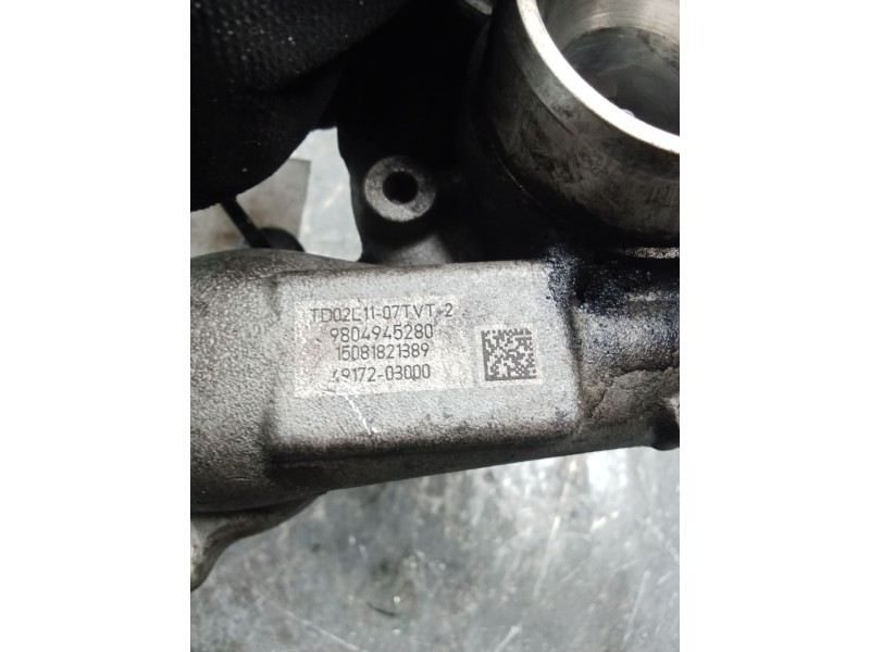 Recambio de turbocompresor para citroën c4 cactus 1.6 hdi 90 referencia OEM IAM 9804945280 15081821389 