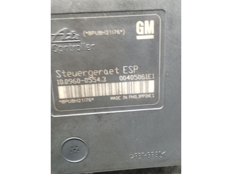 Recambio de abs para opel astra h ber. 1.6 16v cat referencia OEM IAM 10096005543 06540826422584 