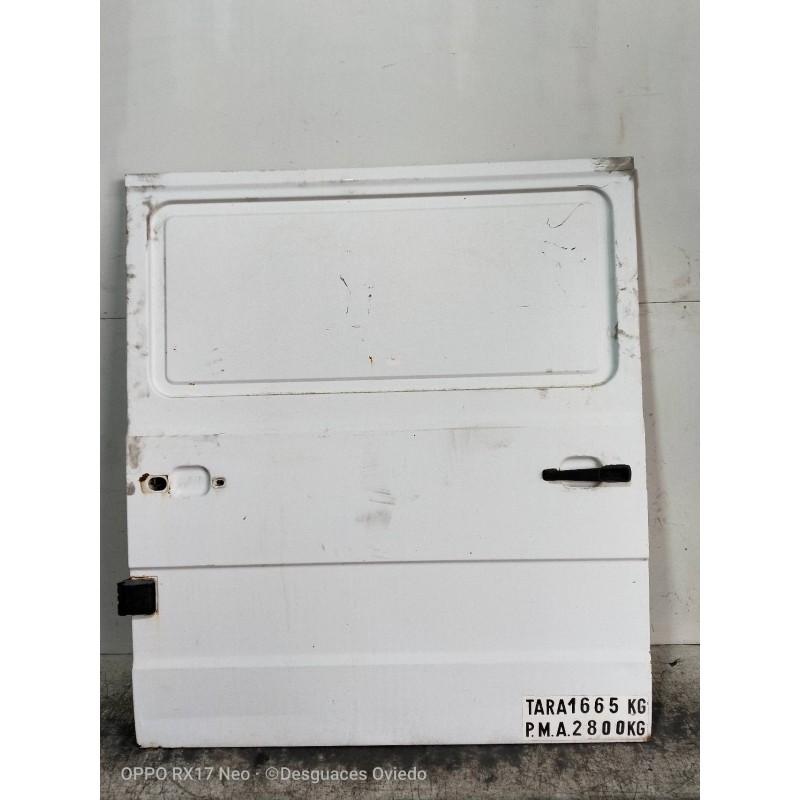 Recambio de puerta lateral corredera derecha para mercedes mb 100 d caja cerrada / combi caja cerrada (bm 631.332/342) referenci