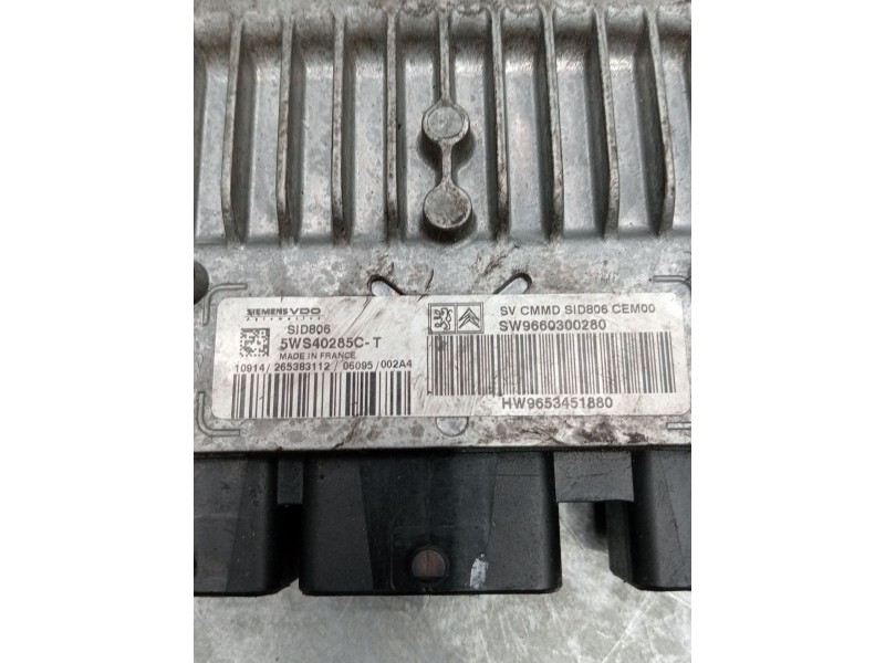 Recambio de centralita motor uce para citroën c2 enterprise (jg_) 1.4 hdi referencia OEM IAM 5ws40285ct sw9660300280 