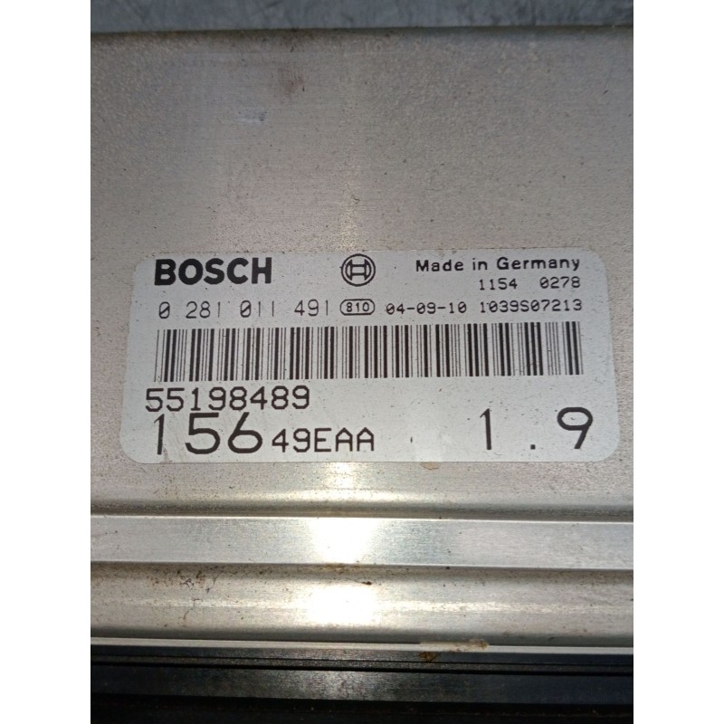 Recambio de centralita motor uce para alfa romeo 156 (932_) 1.9 jtd (932.a2b00, 932.a2c00) referencia OEM IAM 0281011491 5519848