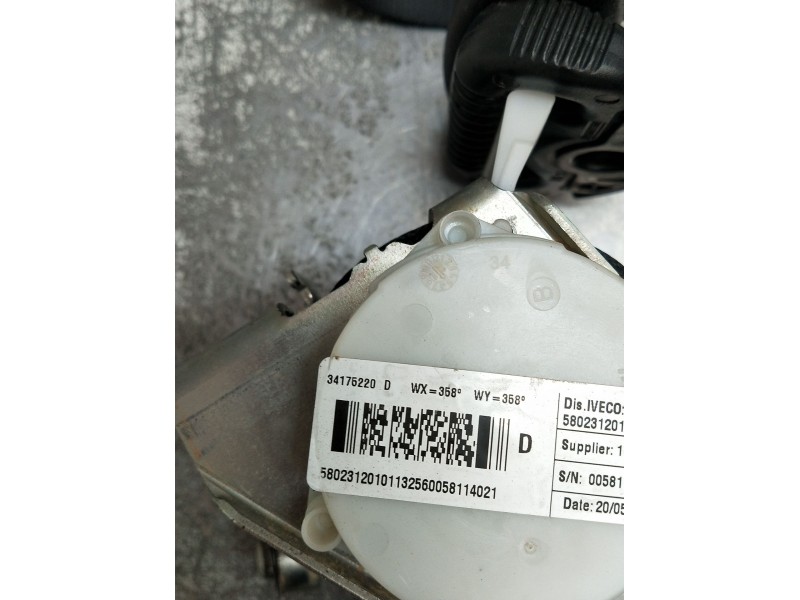 Recambio de juego cinturones delantero para iveco daily vi caja/chasis 33s14, 35s14, 35c14 referencia OEM IAM 34275989a 34175220