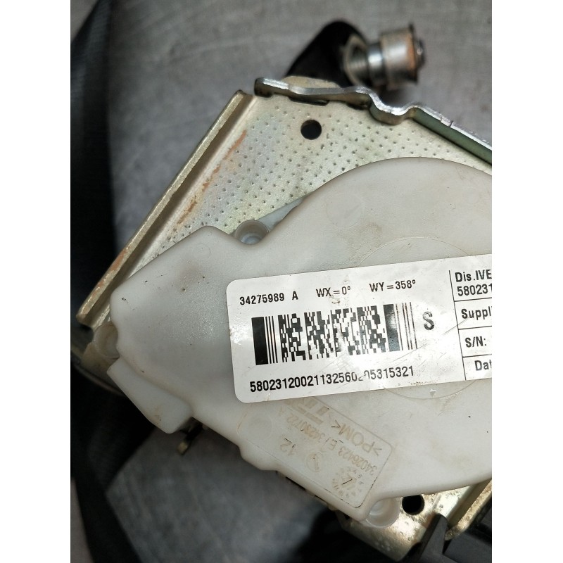 Recambio de juego cinturones delantero para iveco daily vi caja/chasis 33s14, 35s14, 35c14 referencia OEM IAM 34275989a 34175220