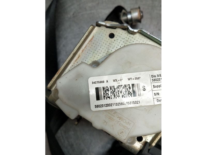 Recambio de juego cinturones delantero para iveco daily vi caja/chasis 33s14, 35s14, 35c14 referencia OEM IAM 34275989a 34175220