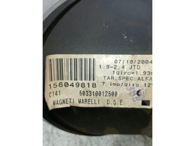 Recambio de cuadro cuentakm para alfa romeo 156 (932_) 1.9 jtd (932.a2b00, 932.a2c00) referencia OEM IAM 156049818 503310012500 