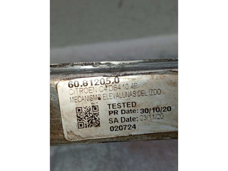 Recambio de elevalunas delantero izquierdo para citroën c4 ii (nc_) 1.6 hdi 90 referencia OEM IAM 60812050 5P 