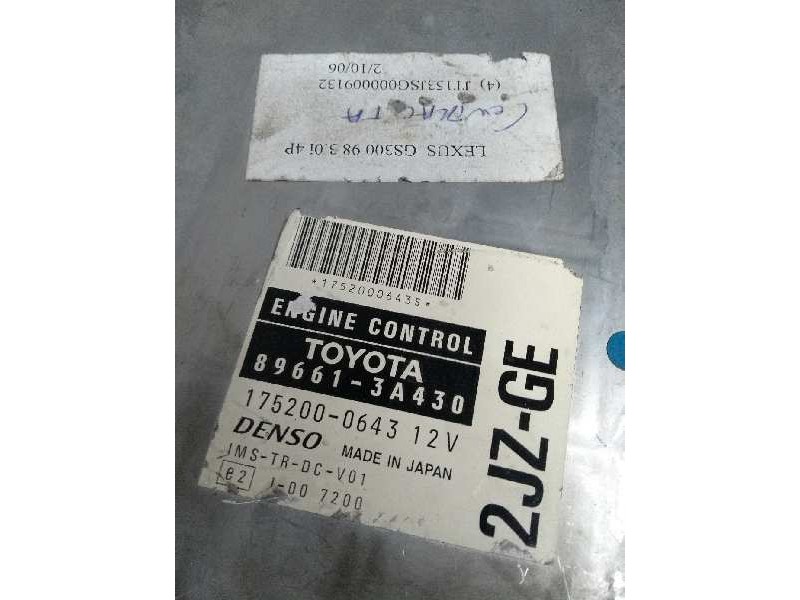 Recambio de centralita motor uce para lexus gs300 (jzs160) básico referencia OEM IAM 896613A430 1752000643 2JZGE