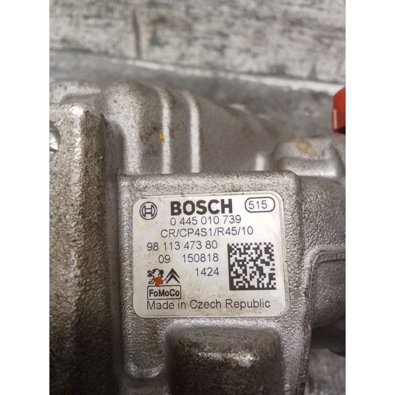 Recambio de bomba inyeccion para citroën c4 cactus 1.6 hdi 90 referencia OEM IAM 0445010739 9811347380 BOSCH