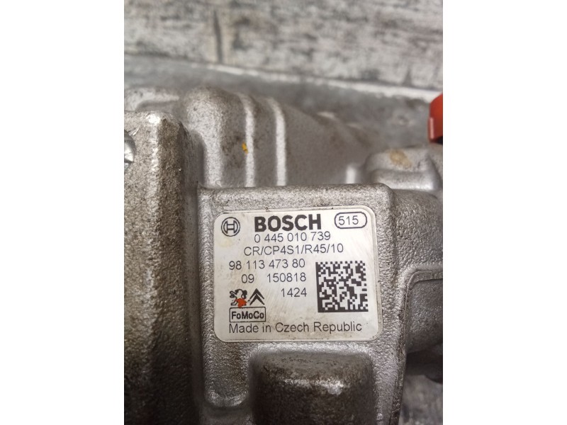 Recambio de bomba inyeccion para citroën c4 cactus 1.6 hdi 90 referencia OEM IAM 0445010739 9811347380 BOSCH