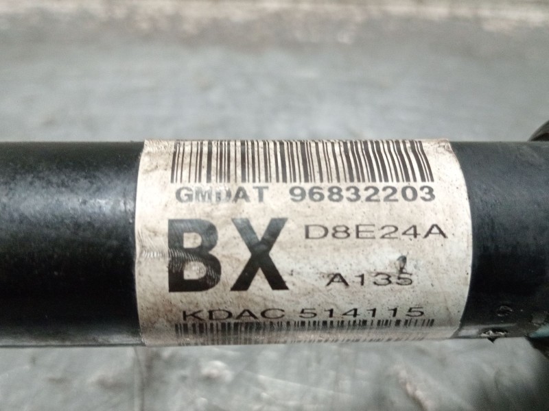 Recambio de transmision delantera izquierda para chevrolet aveo / kalos hatchback (t250, t255) 1.2 referencia OEM IAM 96832203 K