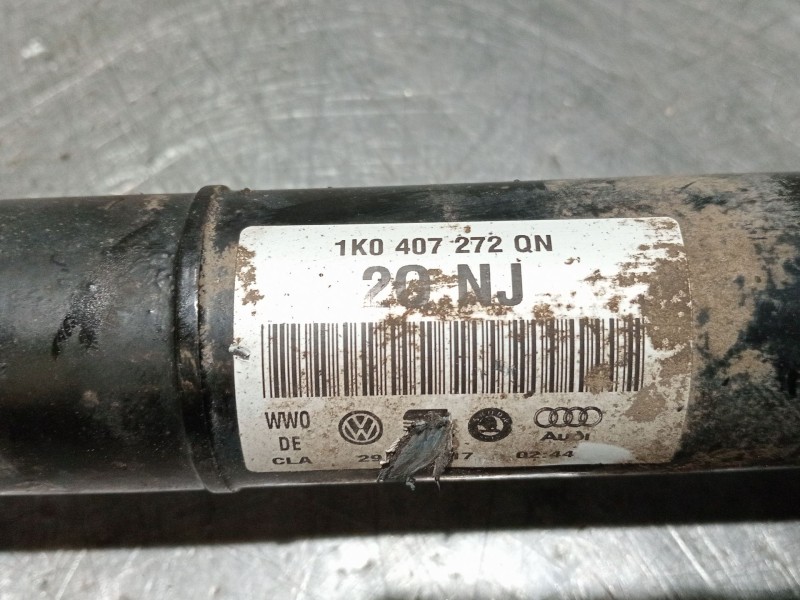 Recambio de transmision delantera derecha para seat leon (5f1) 1.6 tdi referencia OEM IAM 1K0407272QN  