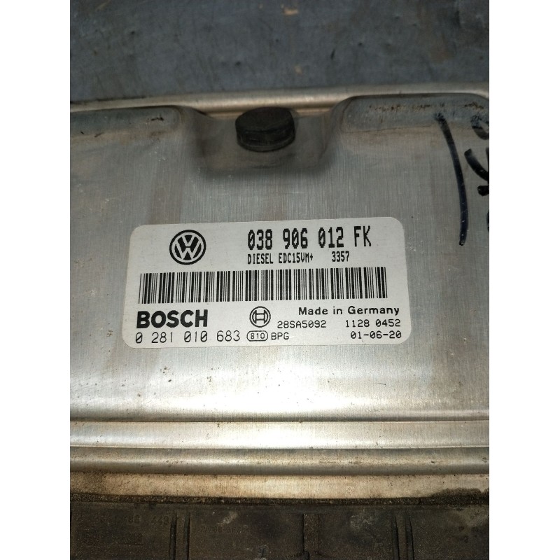 Recambio de centralita motor uce para seat leon (1m1) 1.9 tdi referencia OEM IAM 0281010683 038906012FK 