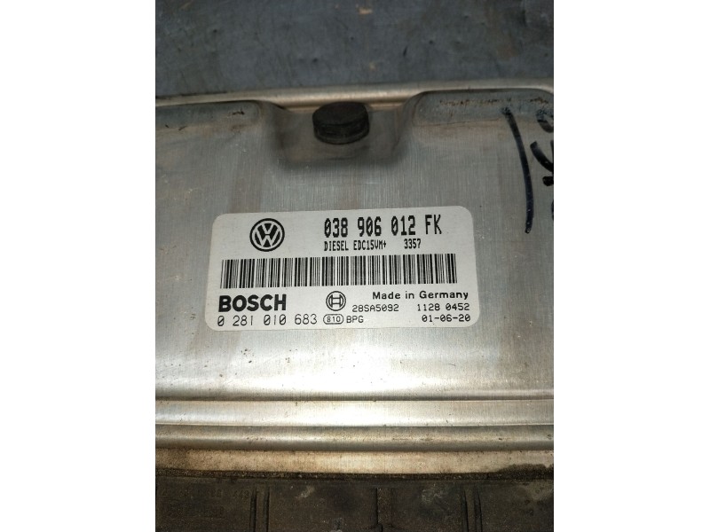 Recambio de centralita motor uce para seat leon (1m1) 1.9 tdi referencia OEM IAM 0281010683 038906012FK 