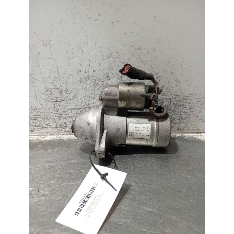 Recambio de motor arranque para opel astra h gtc (a04) 1.7 cdti (l08) referencia OEM IAM 8980147430 S114925 