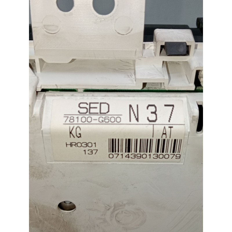 Recambio de cuadro instrumentos para honda accord vii tourer (cm, cn) 2.4 (cm2) referencia OEM IAM 78100G600 HR0301137 