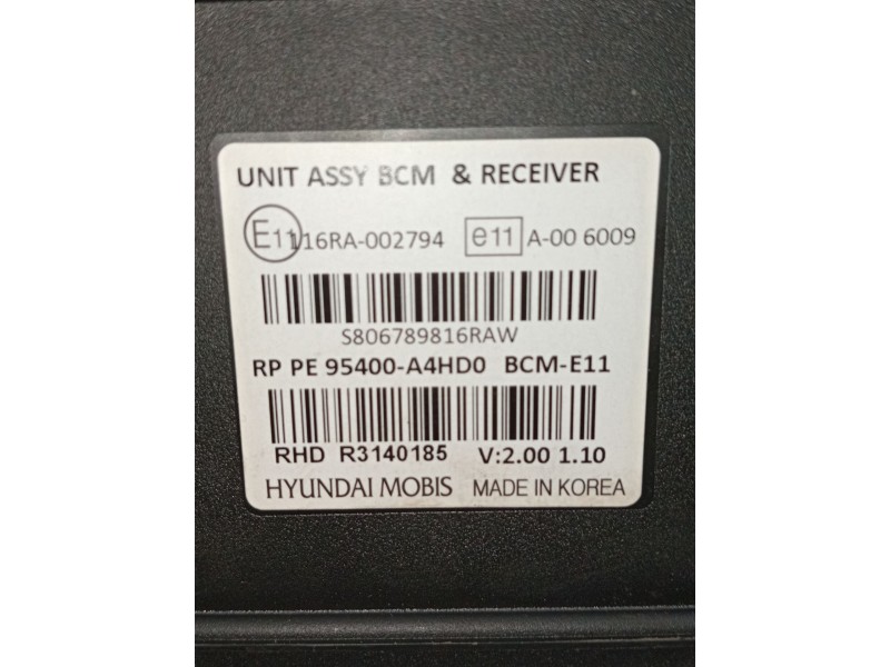 Recambio de modulo electronico para kia carens ( ) referencia OEM IAM 95400a4hd0 116ra002794 
