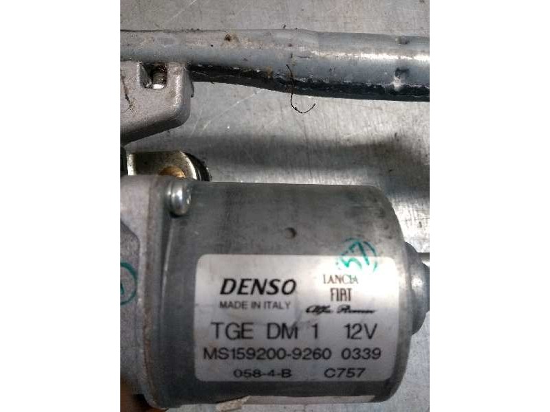 Recambio de motor limpia delantero para fiat panda (319) 1.2 cat referencia OEM IAM TGEDM1 MS1592009260 