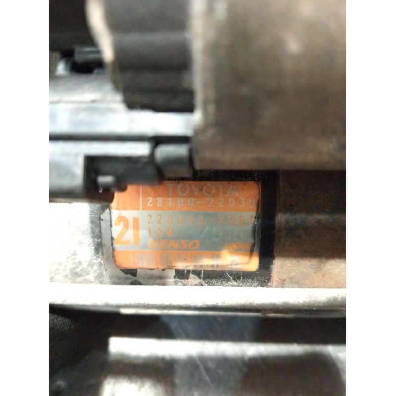 Recambio de motor arranque para toyota rav 4 ii (_a2_) 1.8 (zca25_, zca26_) referencia OEM IAM 2810022030 2280007581 