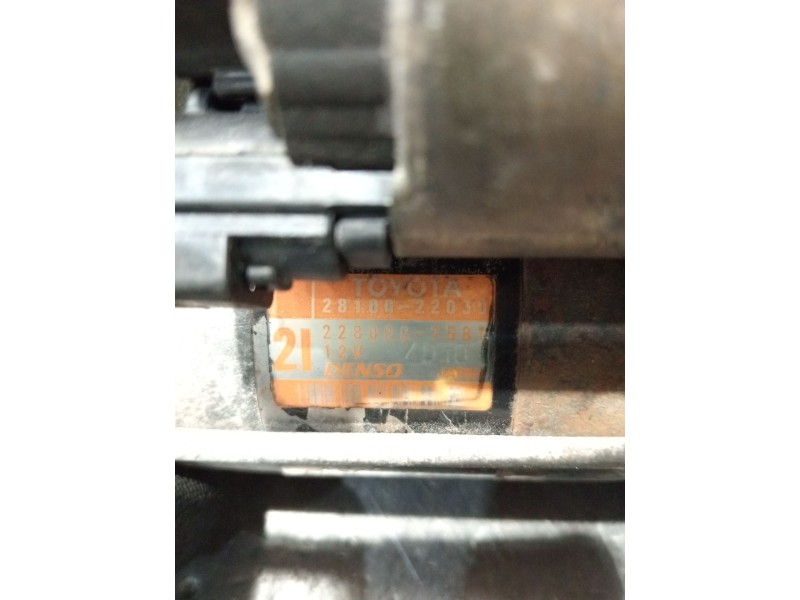 Recambio de motor arranque para toyota rav 4 ii (_a2_) 1.8 (zca25_, zca26_) referencia OEM IAM 2810022030 2280007581 