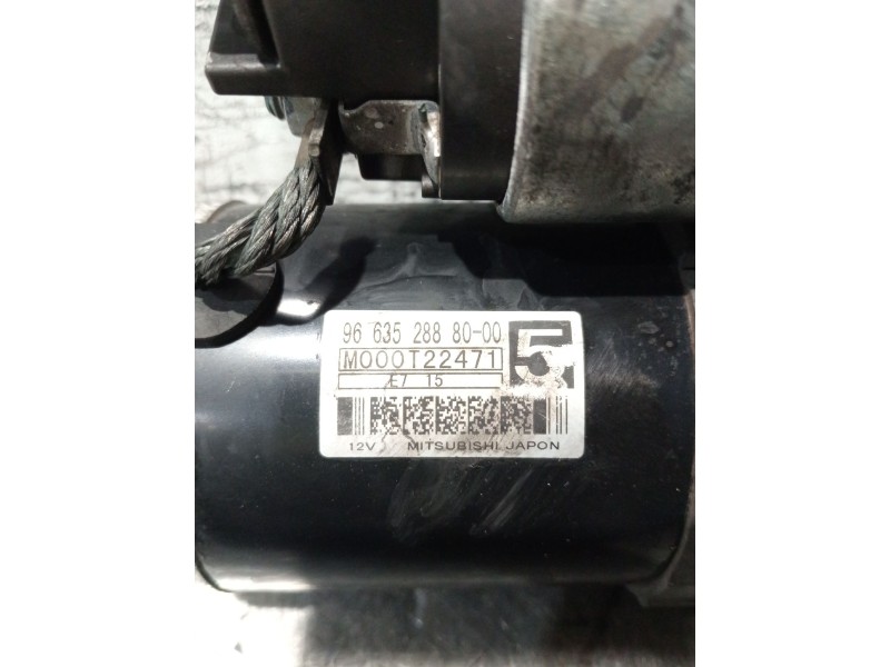 Recambio de motor arranque para peugeot 307 sw (3h) 1.6 hdi 110 referencia OEM IAM 966352888000 M000T22471 