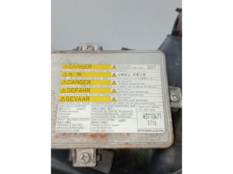 Recambio de faro izquierdo para honda accord vii tourer (cm, cn) 2.4 (cm2) referencia OEM IAM xenon W3T104713716 