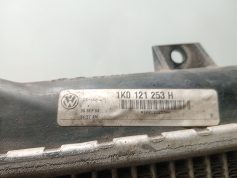 Recambio de radiador agua para skoda octavia ii (1z3) 1.9 tdi referencia OEM IAM 1K0121253H  